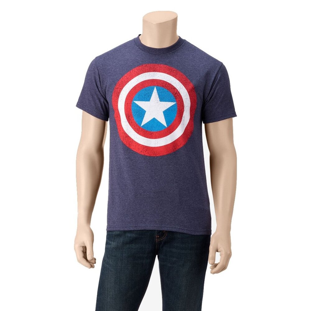 New! Captain America Marvel Comics T-Shirt Avengers MCU